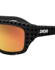 Dior3D S1I Matte Black Square Sunglasses