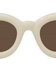 Inflated White Pantos Sunglasses