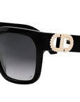 30Montaigne S11I Black Square Sunglasses