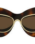 Signature Classic Havana Cat Eye Sunglasses