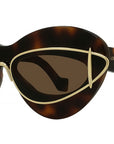 Signature Classic Havana Cat Eye Sunglasses