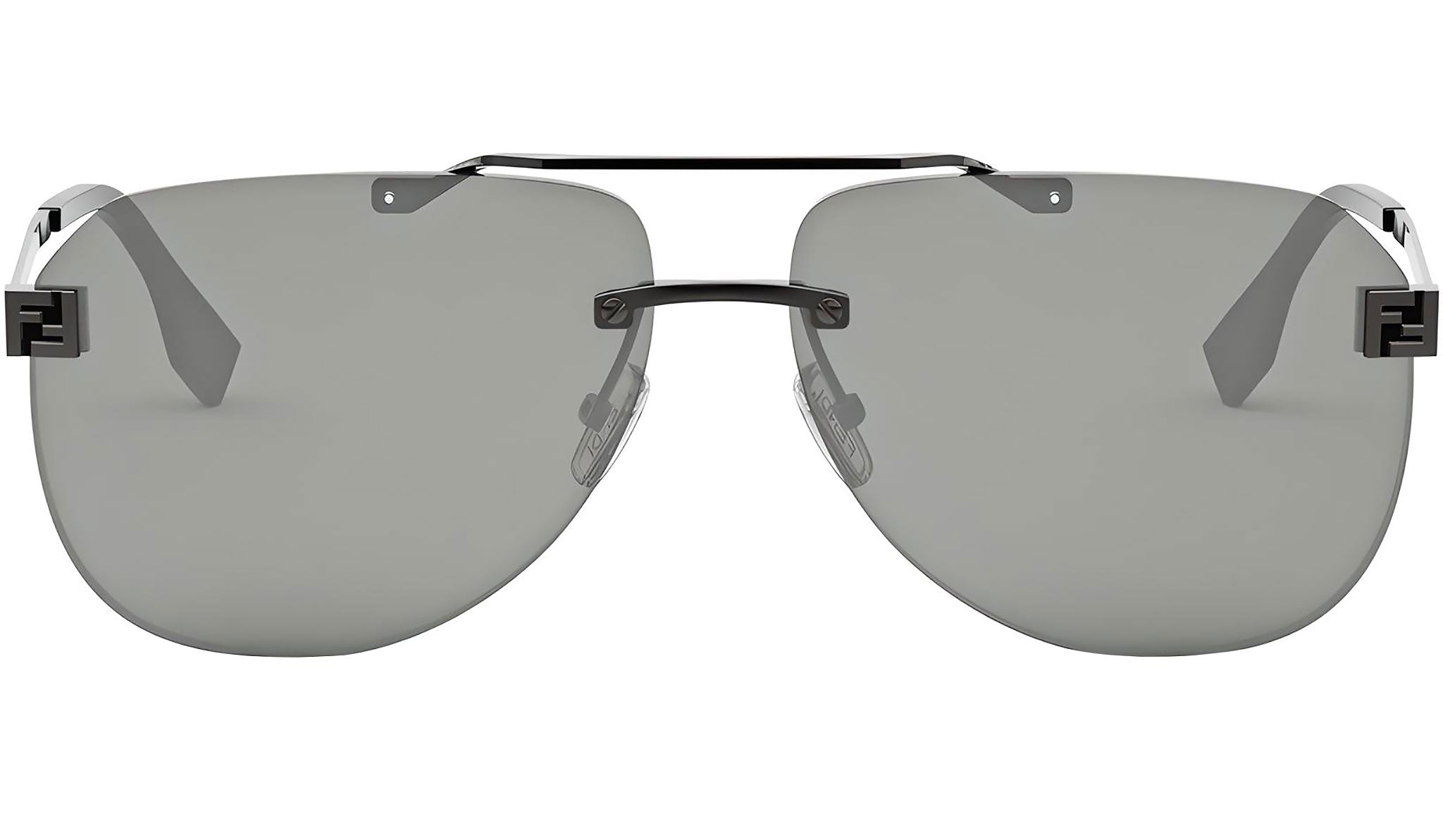 Fendi Sky Silver Pilot Sunglasses