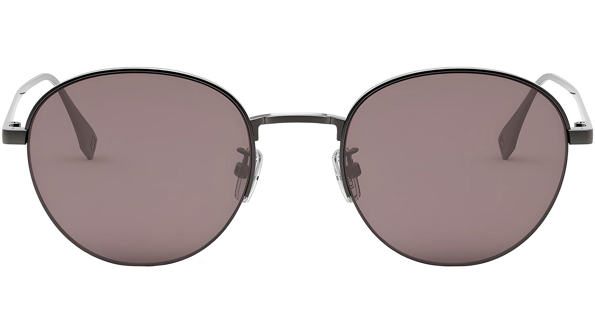 Fendi Travel Silver Round Sunglasses