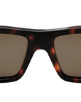 Signature Havana Rectangular Sunglasses