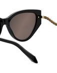 Serpenti Black Cat Eye Sunglasses