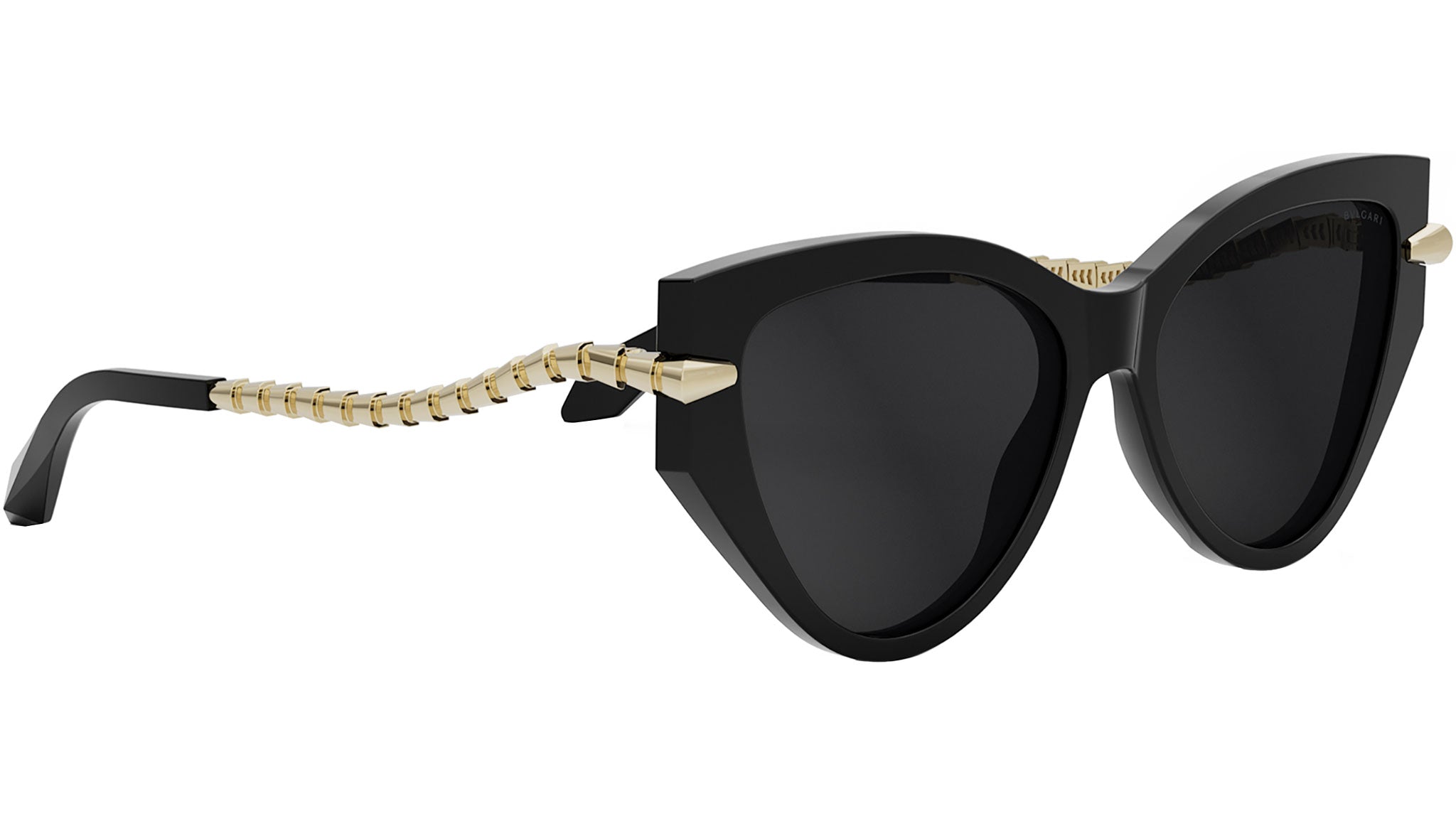 Serpenti Black Cat Eye Sunglasses