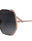 Serpenti Rose Geometric Sunglasses