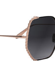 Serpenti Rose Geometric Sunglasses