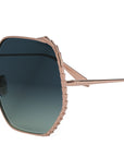 Serpenti Rose Geometric Sunglasses