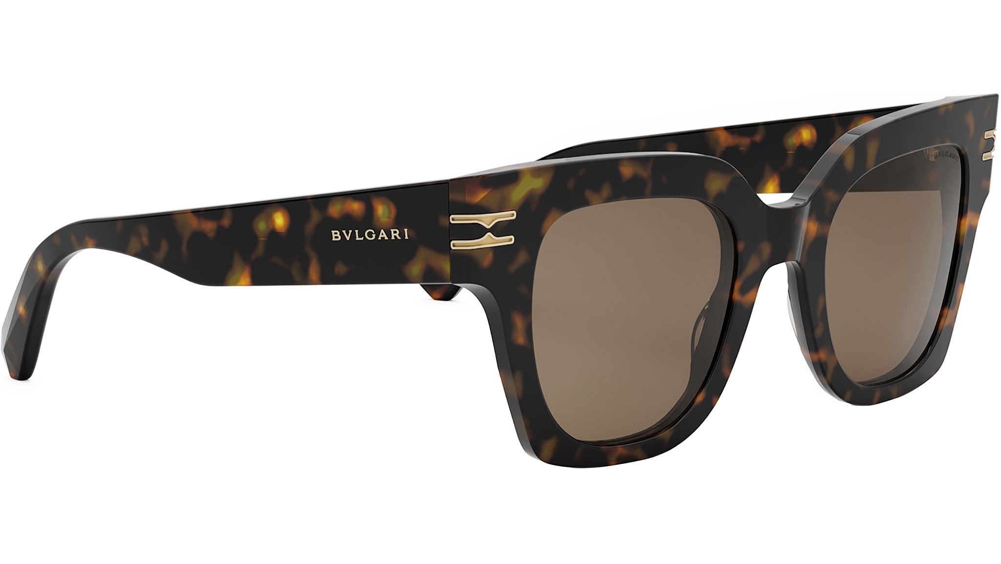 B.zero1 Havana Geometric Sunglasses