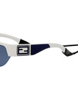 Fendi Sport White Geometric Sunglasses