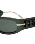 Fendigraphy Green Oval Sunglasses