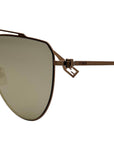 Baguette Brown Pilot Sunglasses