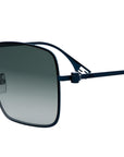 Baguette Blue Square Sunglasses