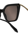 Serpenti Black Butterfly Sunglasses