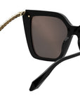 Serpenti Black Butterfly Sunglasses