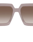 Serpenti Havana Geometric Sunglasses