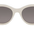 Serpenti Forever White Oval Sunglasses