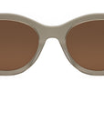 Serpenti Forever Brown Oval Sunglasses