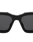 B.zero1 Black Rectangular Sunglasses