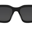 B.zero1 Black Rectangular Sunglasses