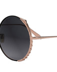 Serpenti Rose Round Sunglasses