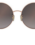 Serpenti Rose Round Sunglasses