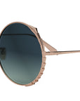 Serpenti Rose Round Sunglasses