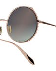 Serpenti Rose Round Sunglasses