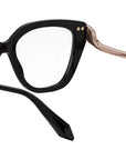 Serpenti Black Butterfly Eyeglasses