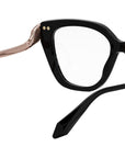 Serpenti Black Butterfly Eyeglasses