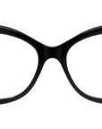 Curvy Black Butterfly Eyeglasses