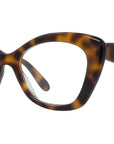 Curvy Havana Butterfly Eyeglasses