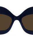 Anagram Blue Cat Eye Sunglasses