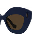 Anagram Blue Cat Eye Sunglasses