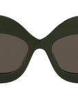 Anagram Green Cat Eye Sunglasses