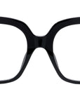 Anagram Black Geometric Eyeglasses