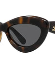 Curvy Havana Cat Eye Sunglasses