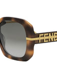 Fendigraphy Havana Square Sunglasses