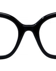 1970 Black Geometric Eyeglasses