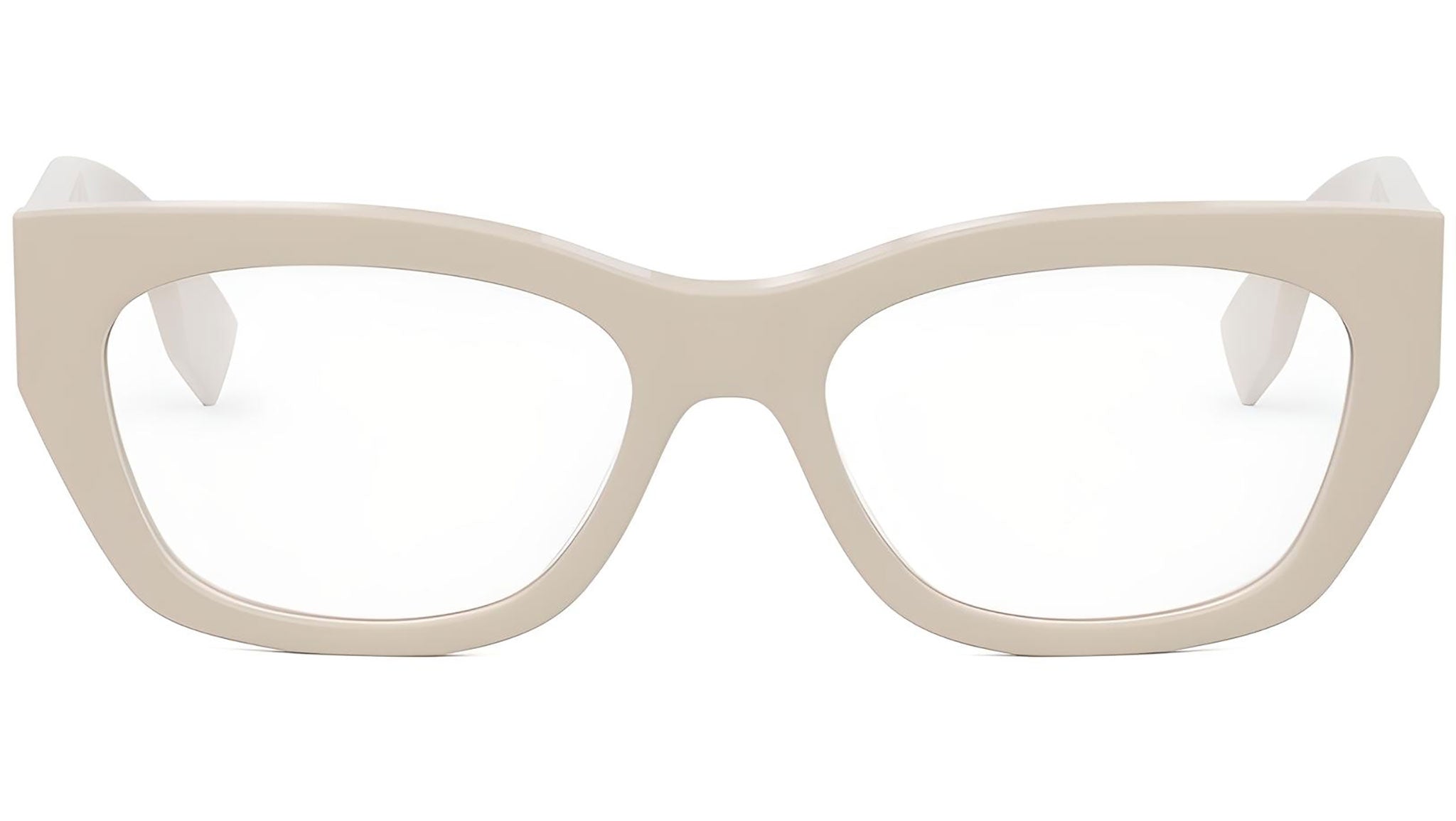 Baguette Brown Rectangular Eyeglasses