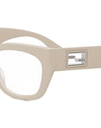 Baguette Brown Rectangular Eyeglasses