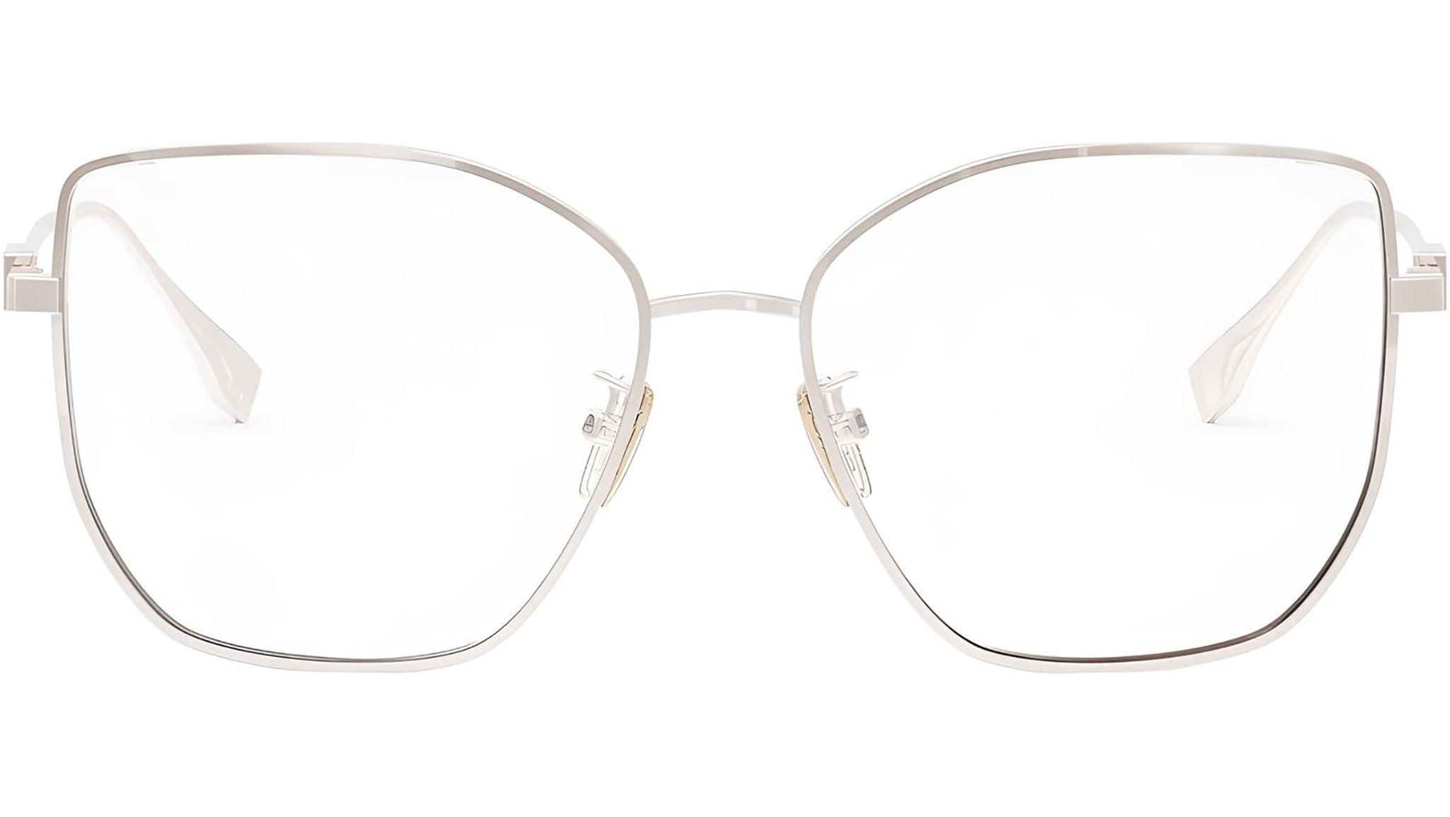 Baguette Rose Geometric Eyeglasses