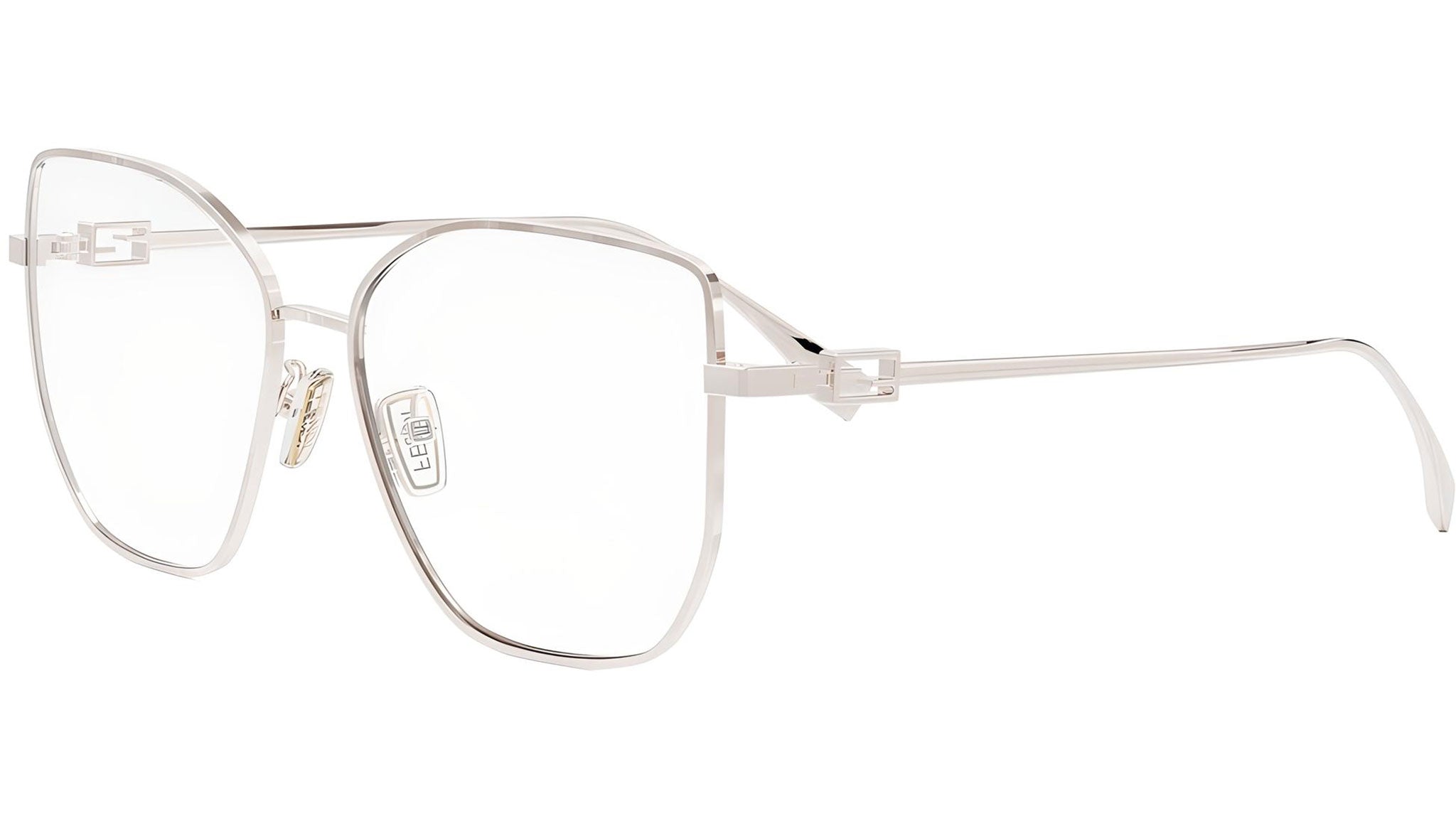 Baguette Rose Geometric Eyeglasses