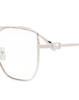 Baguette Rose Geometric Eyeglasses