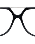 Boke Flower Black Geometric Eyeglasses