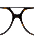 Boke Flower Havana Geometric Eyeglasses