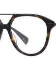 Boke Flower Havana Geometric Eyeglasses