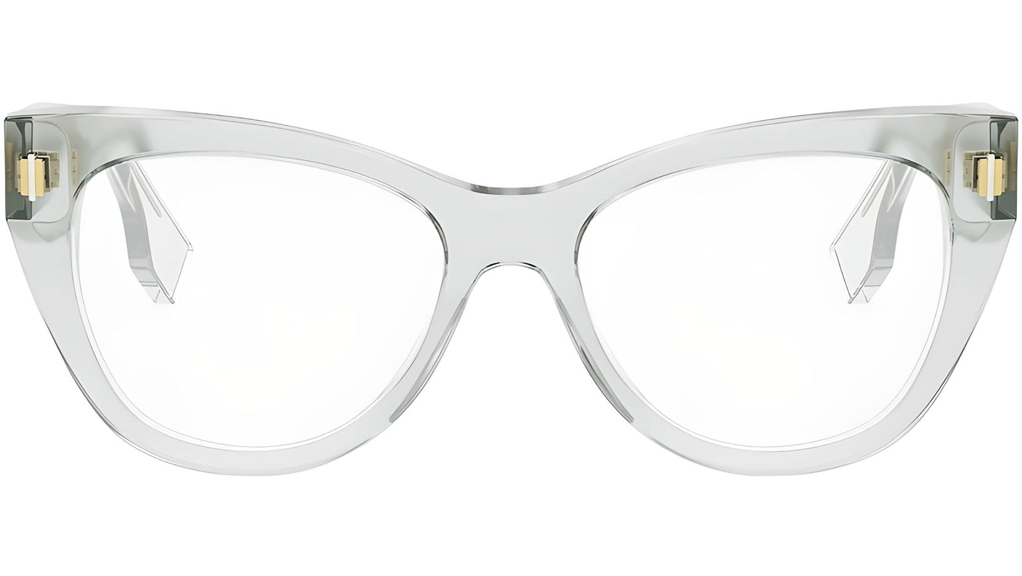 Fendi Roma Green Round Eyeglasses