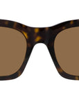 4G Tortoise Square Sunglasses